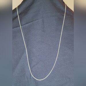 Round Popcorn Link Mesh Weave Link Chain Necklace 20"